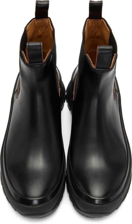 Jil Sander Black Rubber Sole Boots - Picture 2