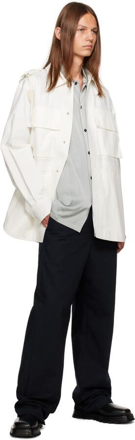 Jil Sander Black Square Toe Chelsea Boots - Picture 4