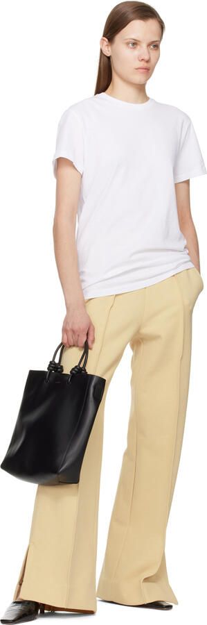 Jil Sander Black Square Toe Mules - Picture 2