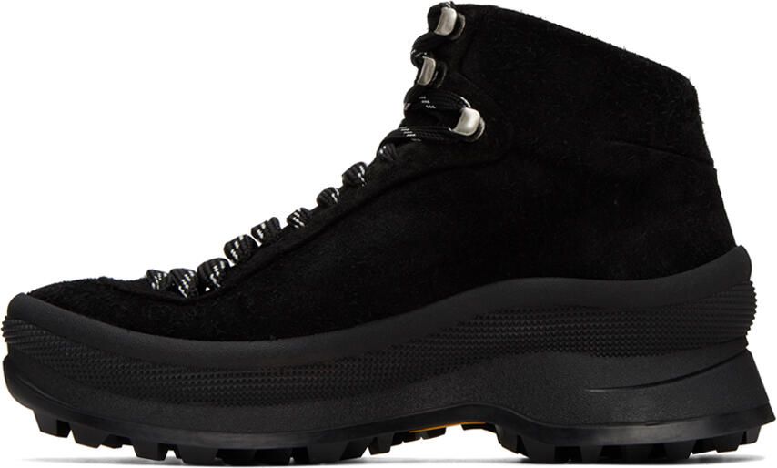 Jil Sander Black Suede Trail Sneakers - Picture 3