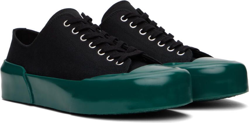 Jil Sander Black Vulcanized Sneakers - Picture 2