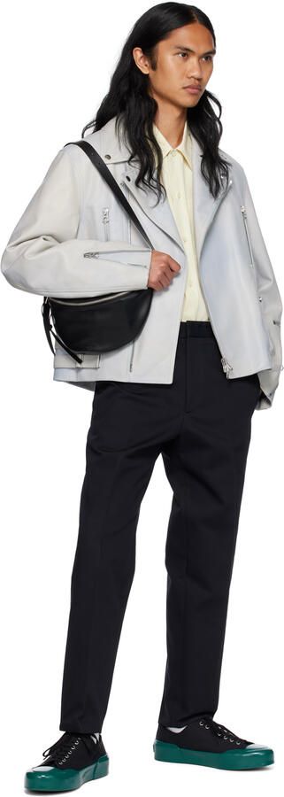 Jil Sander Black Vulcanized Sneakers - Picture 3