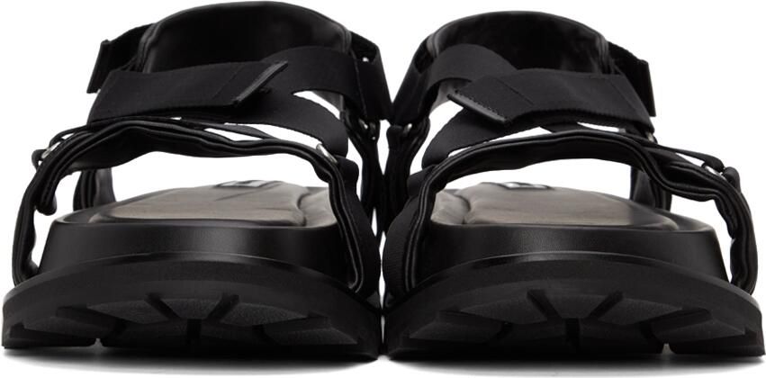 Jil Sander Black Webbing Sandals - Picture 3