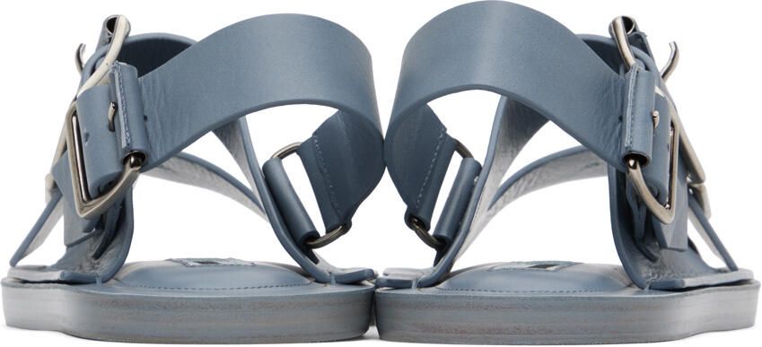 Jil Sander Blue Slingback Sandals