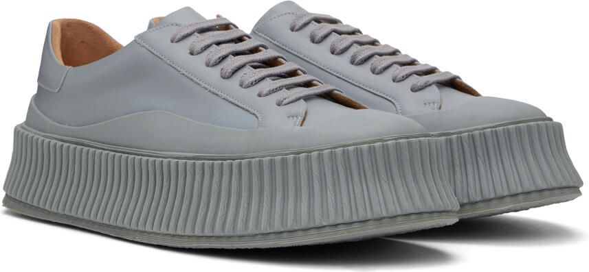 Jil Sander Blue Vulcanized Sneakers - Picture 2