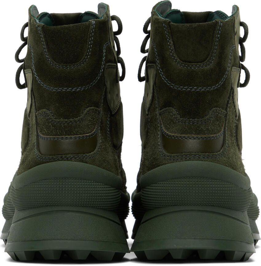 Jil Sander Green Padded Boots