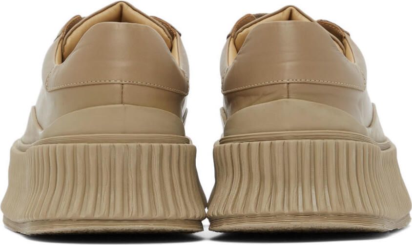 Jil Sander Leather Platform Sneakers - Picture 2