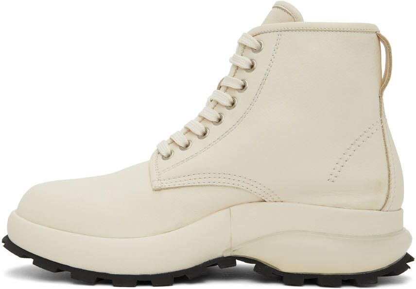 Jil Sander Off-White Elba Lace-Up Boots - Picture 3