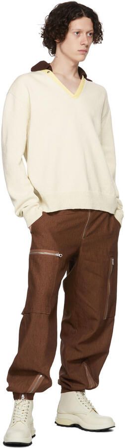 Jil Sander Off-White Elba Lace-Up Boots - Picture 4