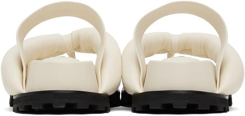 Jil Sander Off-White Oversize Strap Platform Sandals