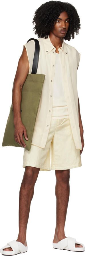 Jil Sander Off-White Padded Slides - Picture 3