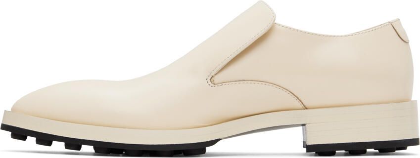 Jil Sander Off-White Pointed Loafers - Picture 3
