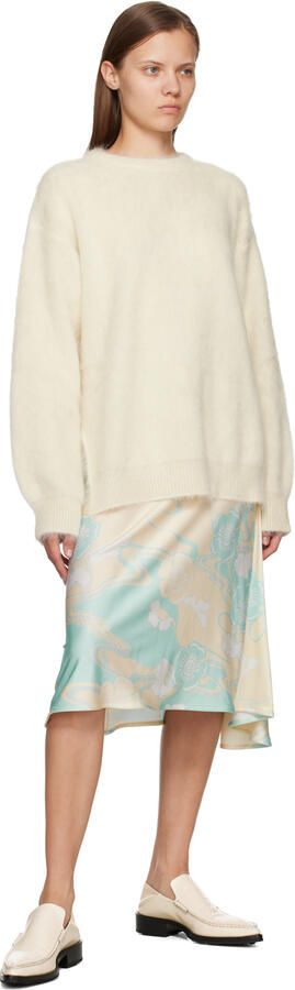 Jil Sander Off-White Pointed Toe Loafers - Picture 4