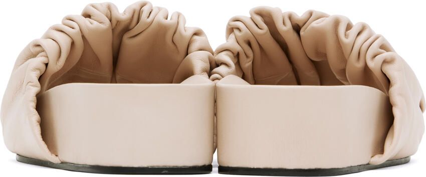 Jil Sander Pink Oversized Ruched Sandals - Picture 2