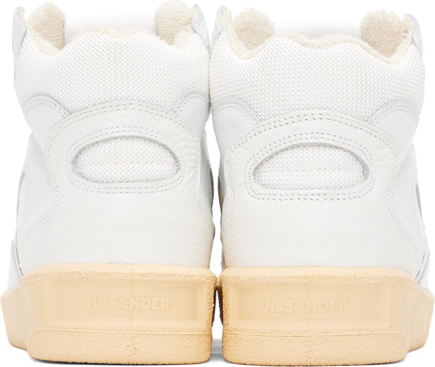 Jil Sander White High-Top Sneakers
