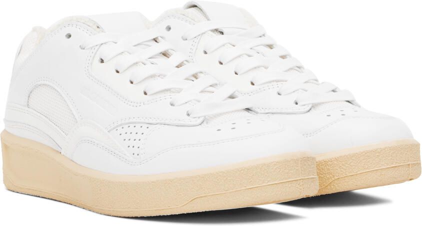 Jil Sander White Low-Top Sneakers - Picture 2