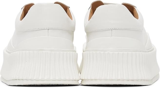Jil Sander White Platform Sneakers - Picture 4