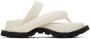 Jil Sander Off-White Oversize Strap Platform Sandals - Thumbnail 1