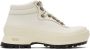 Jil Sander SSENSE Exclusive Off-White Leather Hiking Boots - Thumbnail 1