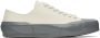 Jil Sander White & Gray Low-Top Sneakers - Thumbnail 1