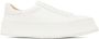 Jil Sander White Leather Platform Sneakers - Thumbnail 1