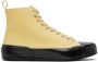 Jil Sander Yellow High-Top Sneakers - Thumbnail 1