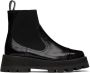 Jimmy Choo Black Clayton Boots - Thumbnail 1