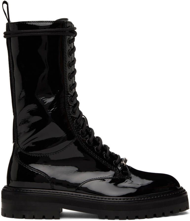 Jimmy Choo Black Cora Flat Boots