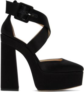 Jimmy Choo Black Gaia Platform Sandals