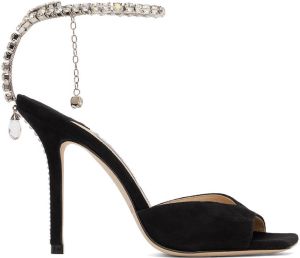 Jimmy Choo Black Saeda 100 Sandals