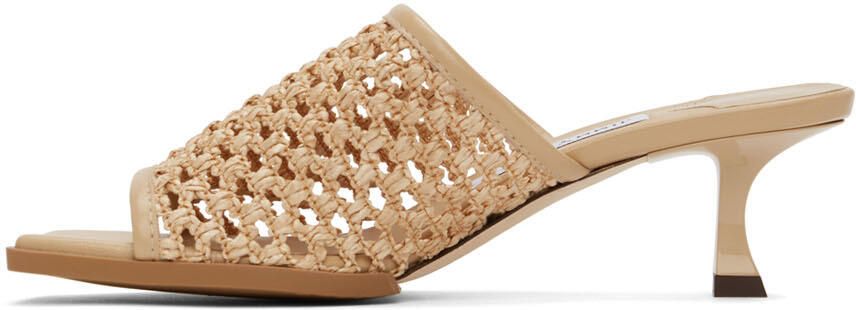 Jimmy Choo Beige Orly Heeled Sandals - Picture 4