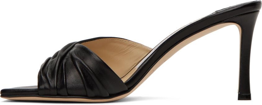 Jimmy Choo Black Basil 75 Heeled Sandals - Picture 3