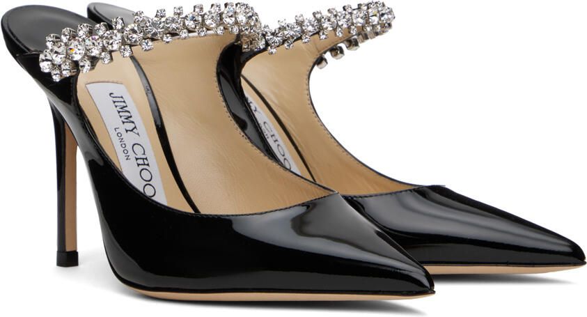 Jimmy Choo Black Bing 100 Heels - Picture 2