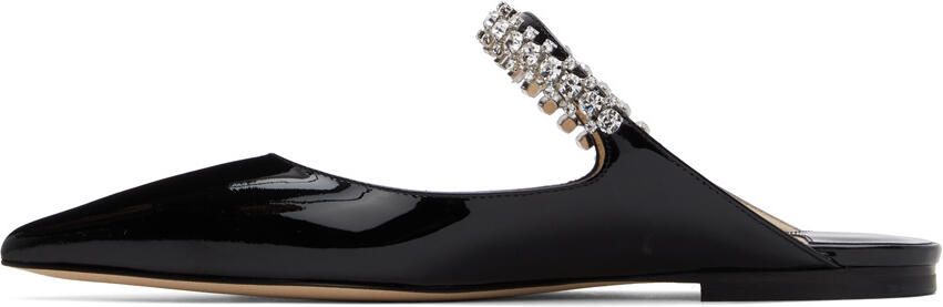 Jimmy Choo Black Bing Flats - Picture 3