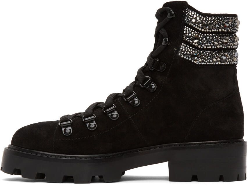 Jimmy Choo Black Eshe Flat Boots - Picture 3