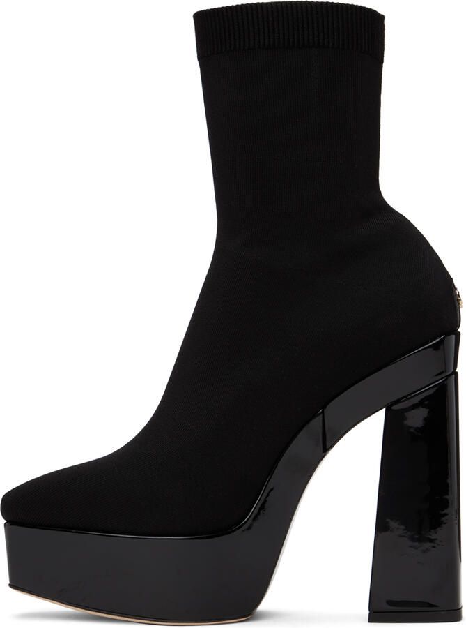 Jimmy Choo Giome 140mm platform ankle boots Black - Picture 1