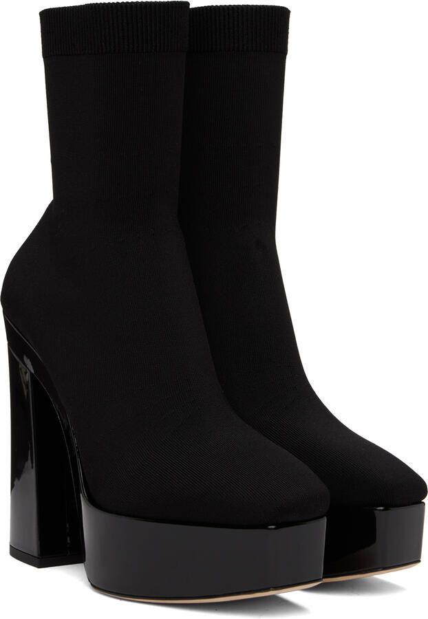 Jimmy Choo Giome 140mm platform ankle boots Black - Picture 2