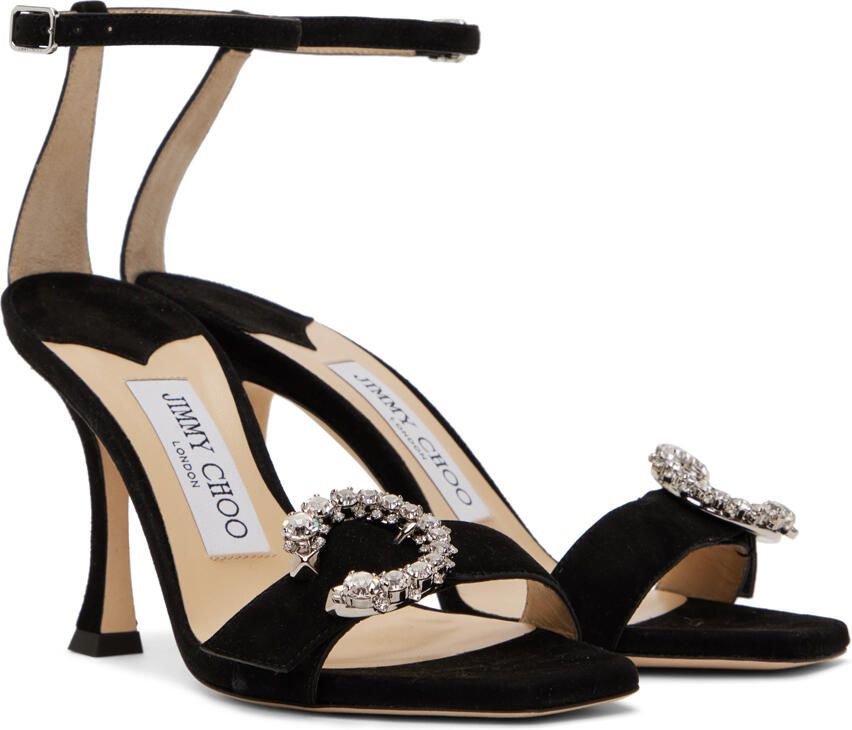 Jimmy Choo Black Marsai 90 Heeled Sandals - Picture 2