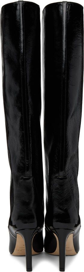 Jimmy Choo Black Mavis 85 Tall Boots - Picture 3