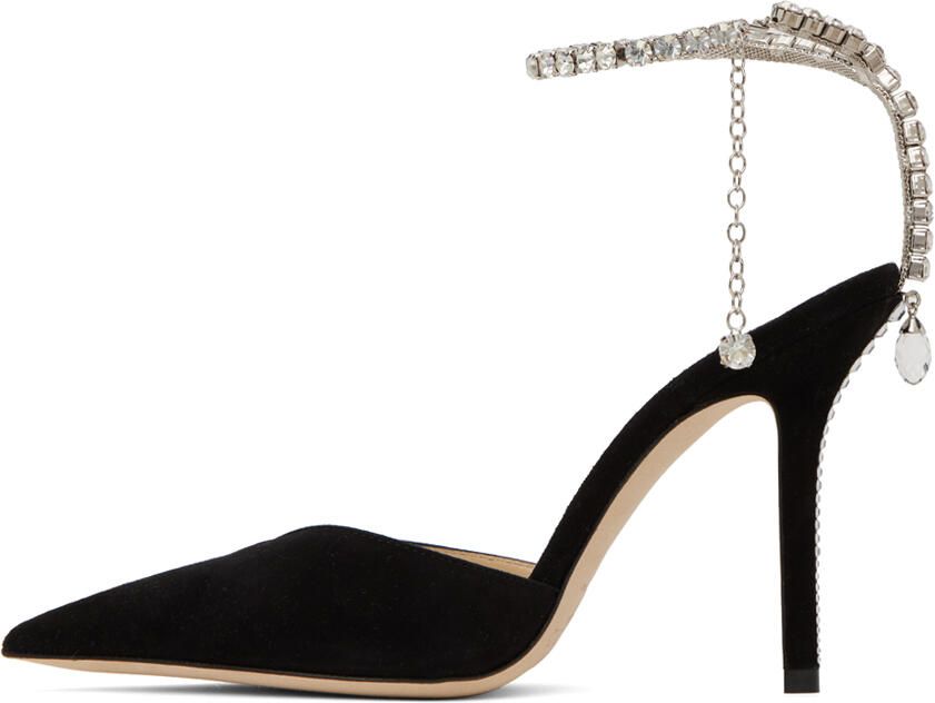Jimmy Choo Black Saeda 100 Heels - Picture 3