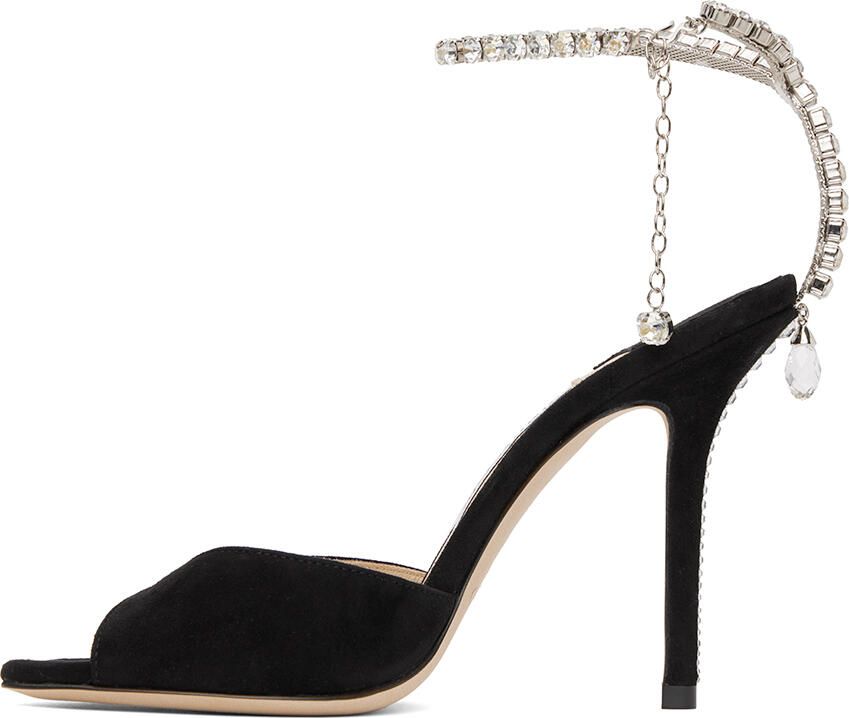 Jimmy Choo Black Saeda 100 Sandals - Picture 3