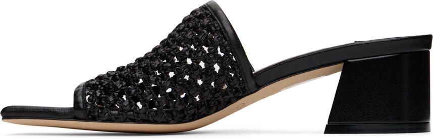 Jimmy Choo Black Themis 45 Heeled Sandals - Picture 4