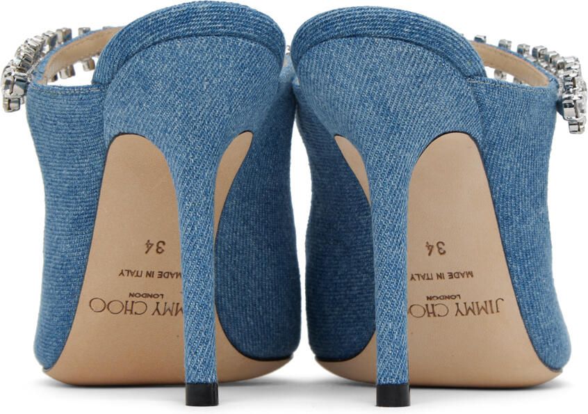 Jimmy Choo Blue Bing 100 Heels