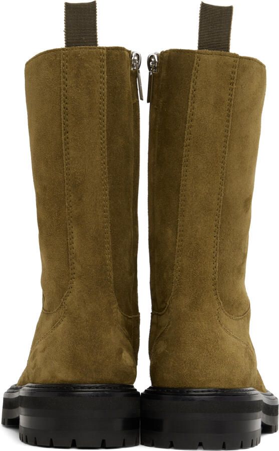 Jimmy Choo Green Cora Mid-Calf Boots - Picture 3