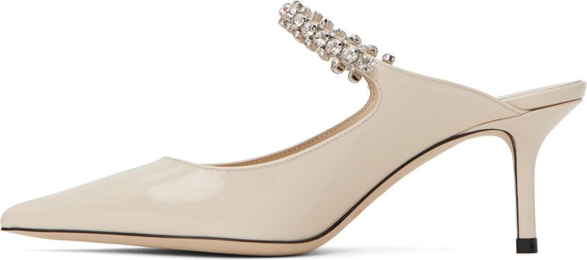Jimmy Choo Off-White Bing 65 Heels - Picture 3