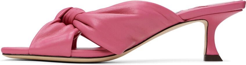 Jimmy Choo Pink Avenue Heeled Sandals - Picture 4