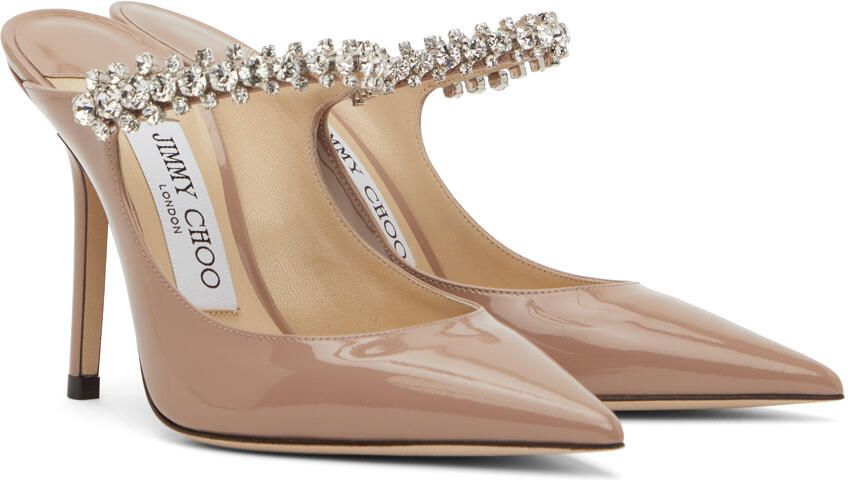 Jimmy Choo Pink Bing 100 Heels - Picture 2