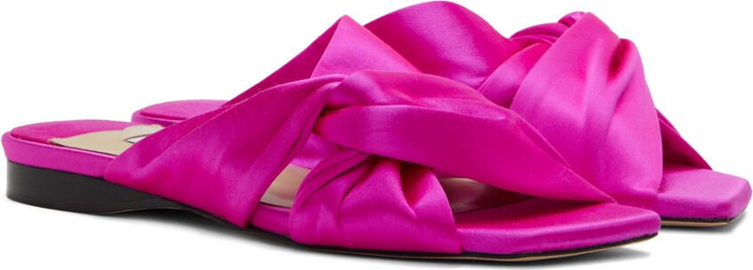 Jimmy Choo Pink Narisa Flat Sandals - Picture 2