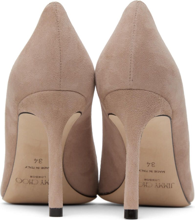 Jimmy Choo Romy 85mm suede pumps Neutrals