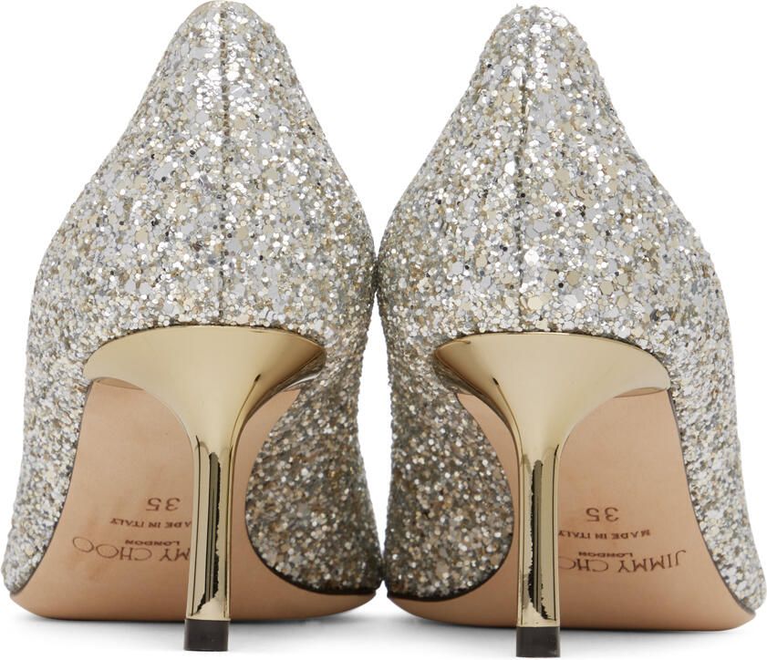 Jimmy Choo Silver Romy 60 Heels